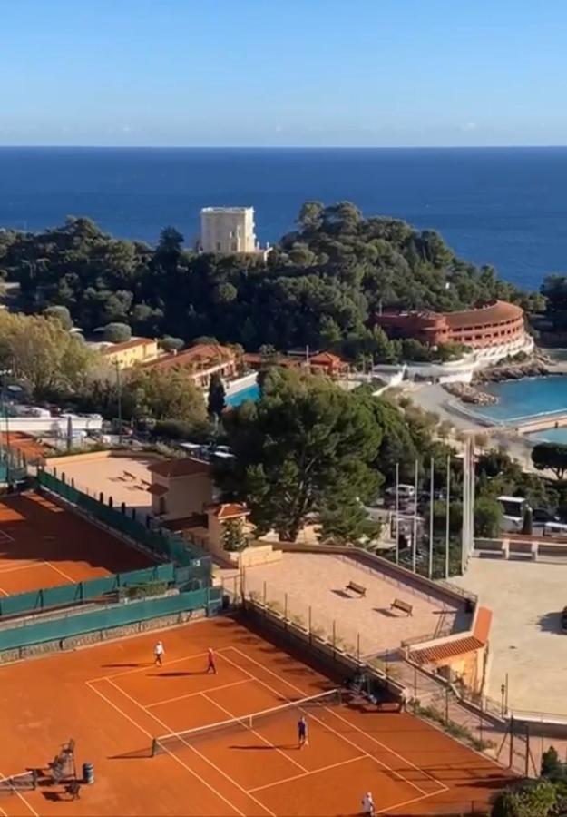 Fabulous !!Apartment A Front Of Legendary Monte Carlo Beach And Tennis Club ! Roquebrune-Cap-Martin Kültér fotó